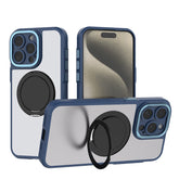 Apple iPhone16 rotating fulcrum shell bracket mobile phone case iphone15ProMax magnetic protective cover anti-fall