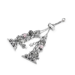 iwatch pearl stainless steel metal strap adjustable Apple Watch band