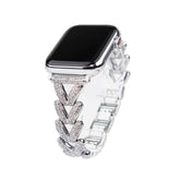 V-shaped diamond series Apple watch strap