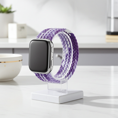 Elastic Single Loop Woven Nylon Apple Watch Band