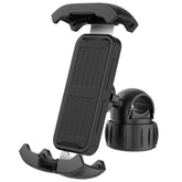 Motorcycle, mountain bike and bicycle special protective shock-absorbing mobile phone holder