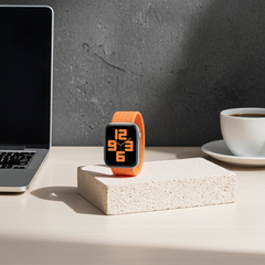 Elastic Single Loop Woven Nylon Apple Watch Band