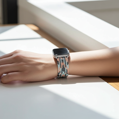 Elastic Single Loop Woven Nylon Apple Watch Band