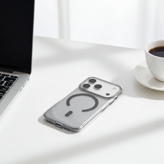 Apple 17 Pro & Full Series Magnetic AI Button Anti-Yellowing Protective Case