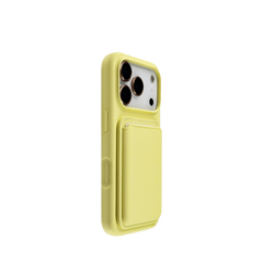 iPhone 17 Pro Max & Full Apple Series: Magnetic Card Wallet Liquid Silicone Case