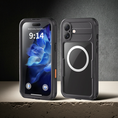 Apple iPhone 16 phone case, full-coverage protective case with drop, water, dust, and snow resistance