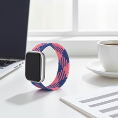 Elastic Single Loop Woven Nylon Apple Watch Band