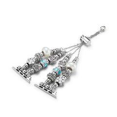 iwatch pearl stainless steel metal strap adjustable Apple Watch band