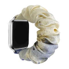 Tie-dye rainbow hairband elastic Apple Watch strap