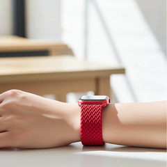 Elastic Single Loop Woven Nylon Apple Watch Band