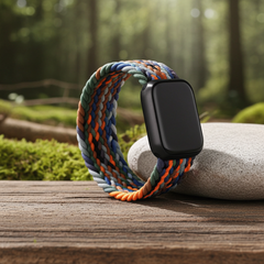 Elastic Single Loop Woven Nylon Apple Watch Band