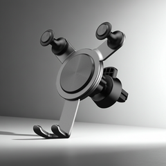 Noxe air outlet double extruded aluminum alloy car mobile phone holder