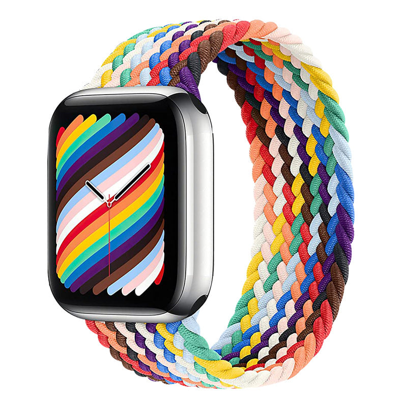 Elastic Single Loop Woven Nylon Apple Watch Band