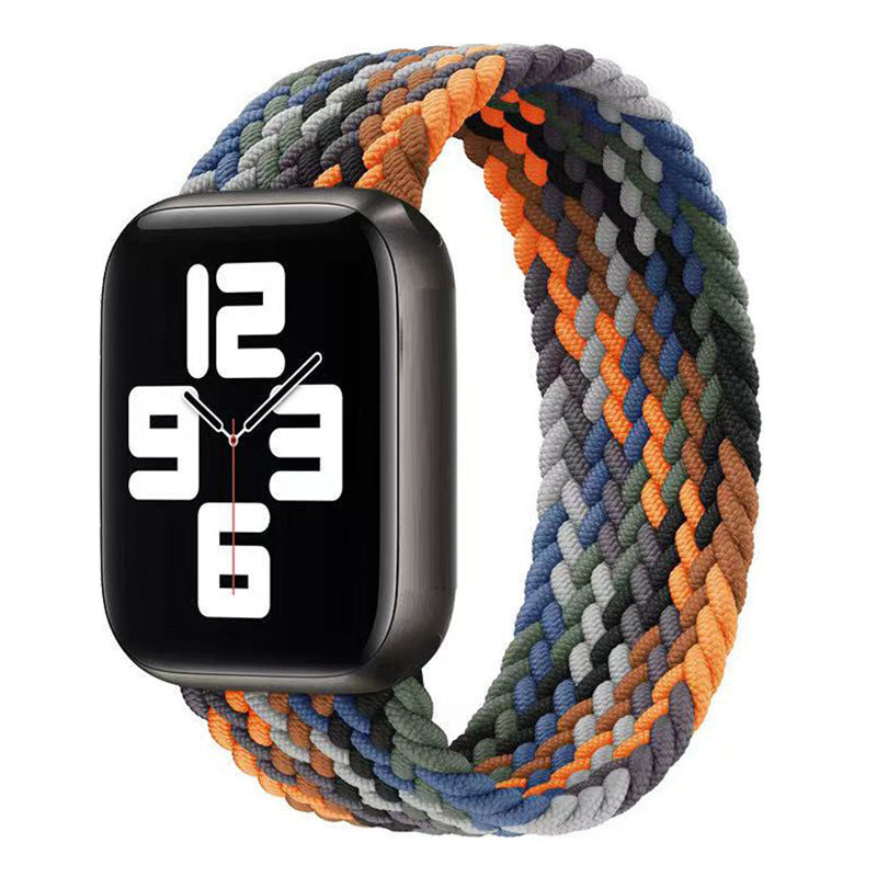 Elastic Single Loop Woven Nylon Apple Watch Band