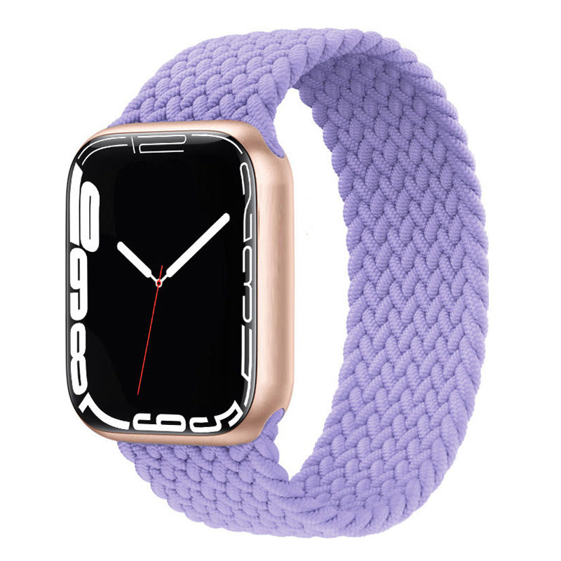 Elastic Single Loop Woven Nylon Apple Watch Band