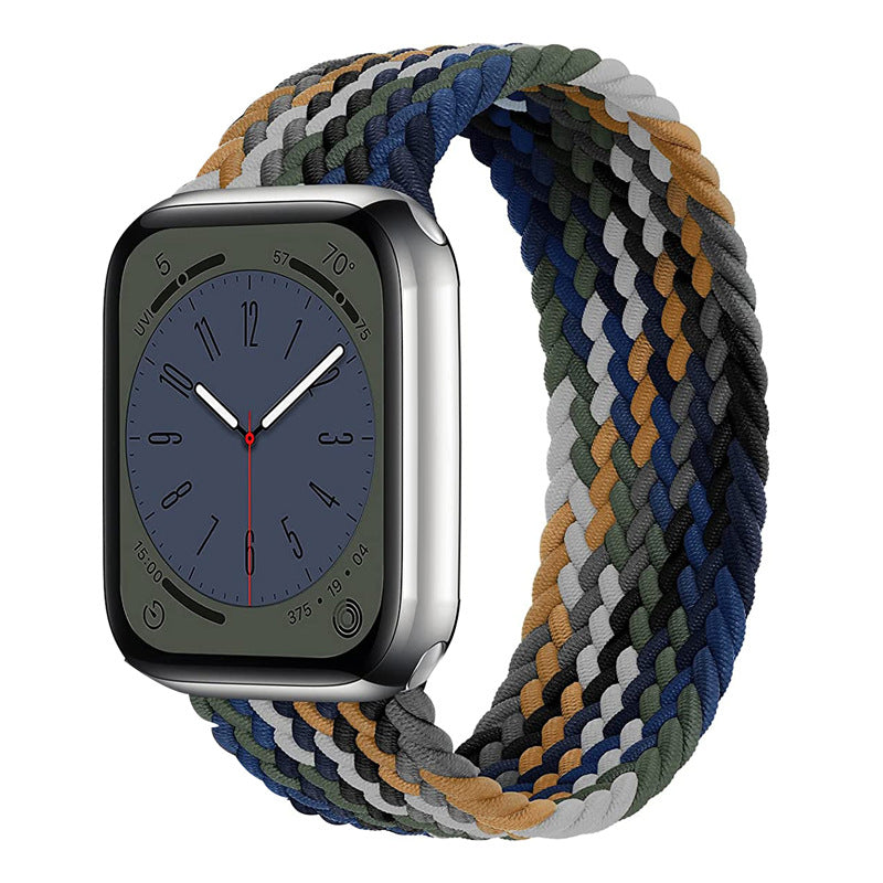 Elastic Single Loop Woven Nylon Apple Watch Band