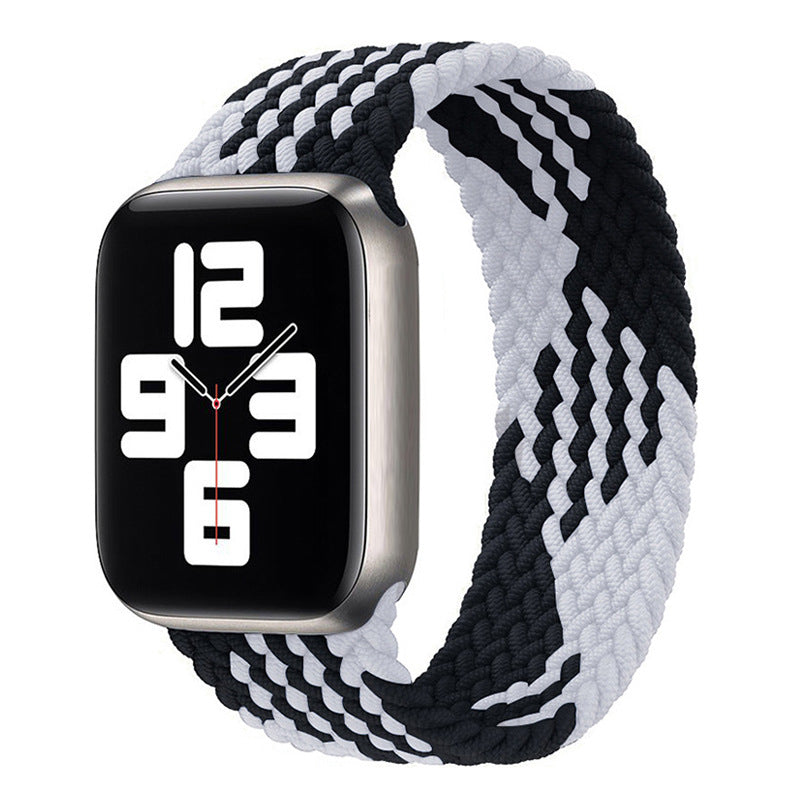 Elastic Single Loop Woven Nylon Apple Watch Band