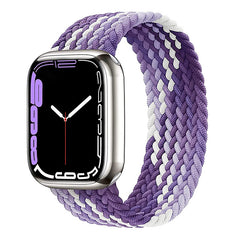 Elastisches, einlagiges, gewebtes Nylonarmband für die Apple Watch