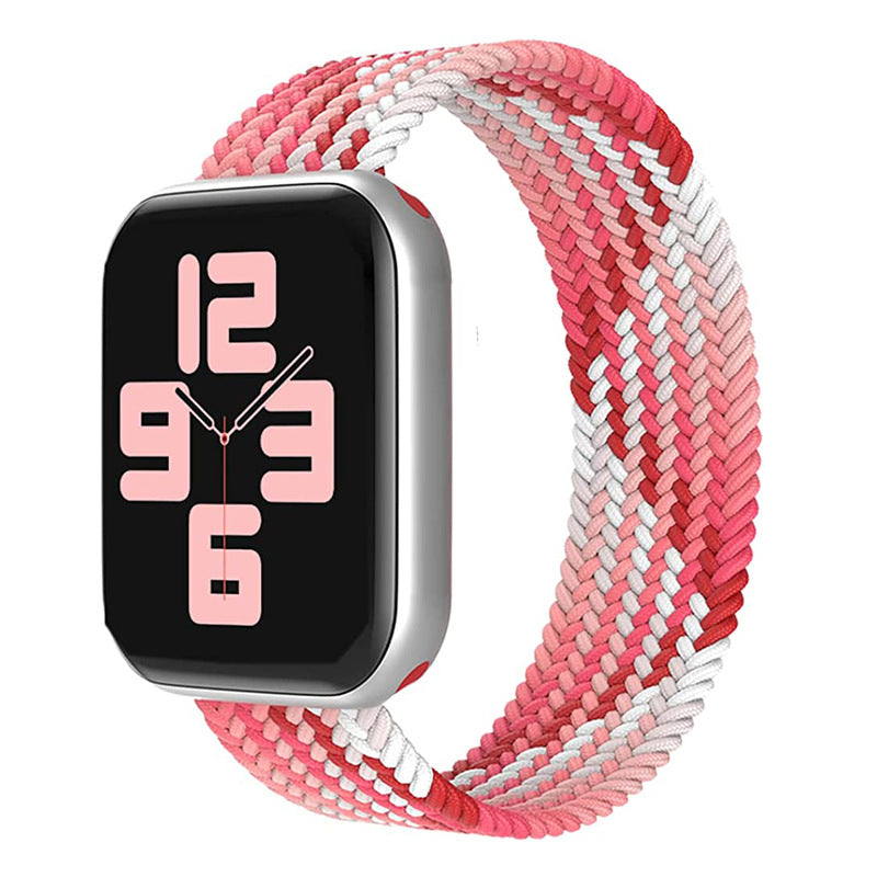 Elastisches, einlagiges, gewebtes Nylonarmband für die Apple Watch
