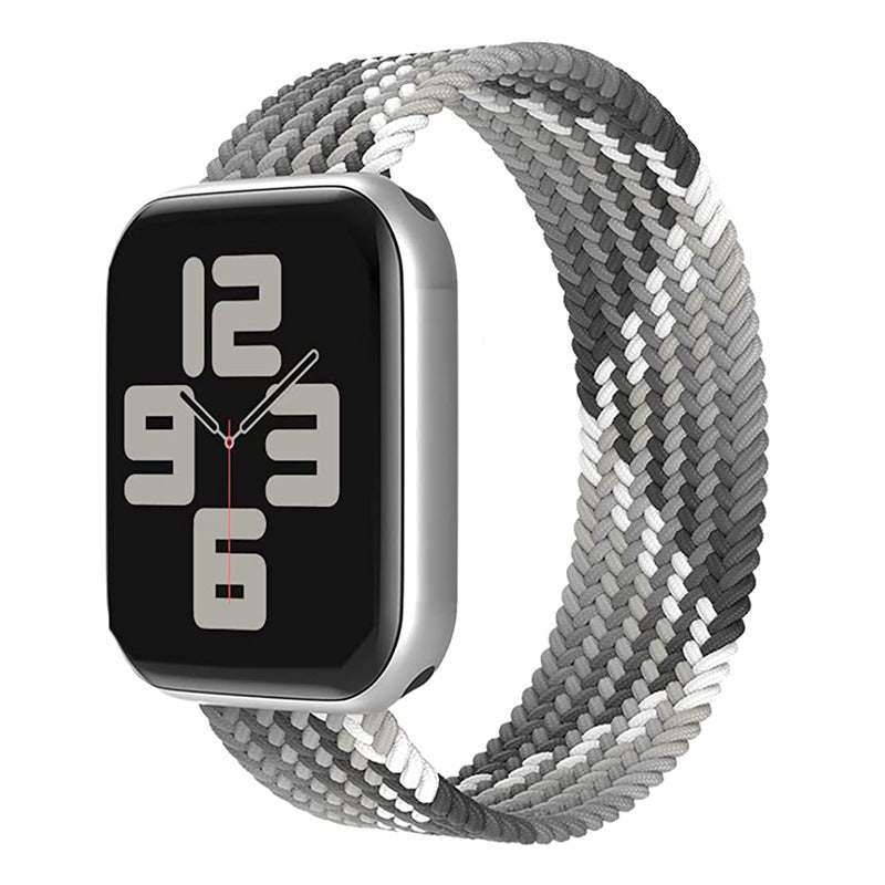 Elastisches, einlagiges, gewebtes Nylonarmband für die Apple Watch