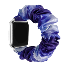 Tie-dye rainbow hairband elastic Apple Watch strap