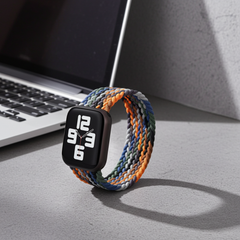 Elastic Single Loop Woven Nylon Apple Watch Band