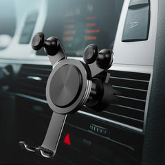 Noxe air outlet double extruded aluminum alloy car mobile phone holder