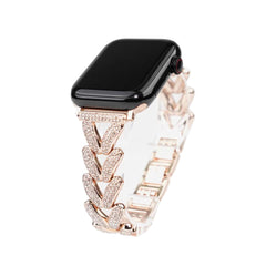 V-shaped diamond series Apple watch strap