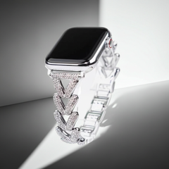 V-shaped diamond series Apple watch strap