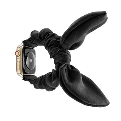 Solid color bowknot Apple Watch strap