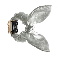 Solid color bowknot Apple Watch strap