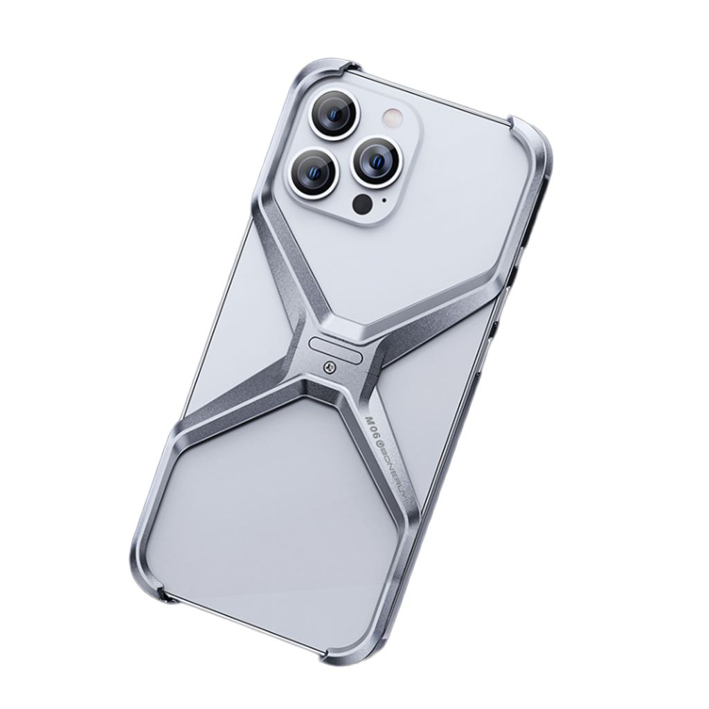 Apple iPhone Metal Hollow Shockproof Phone Case