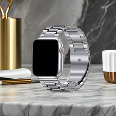 iwatch classic three-piece stainless steel apple watch metal band