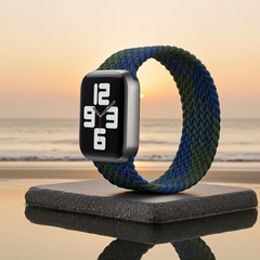 Elastic Single Loop Woven Nylon Apple Watch Band
