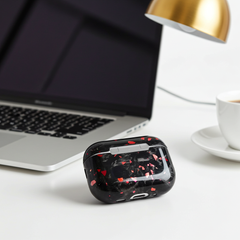 Forged Carbon Fiber red AirPods Case