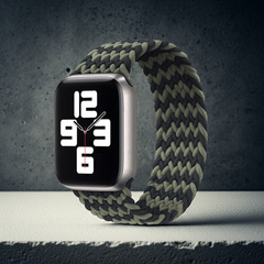 Elastic Single Loop Woven Nylon Apple Watch Band