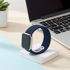Elastic Single Loop Woven Nylon Apple Watch Band