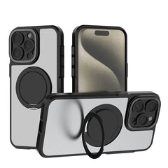 Apple iPhone16 rotating fulcrum shell bracket mobile phone case iphone15ProMax magnetic protective cover anti-fall