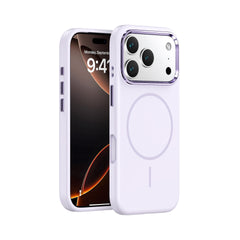 17 Series Metal Lens Phone Case, Liquid Silicone Simple Phone Protective Cover