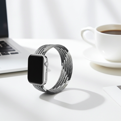 Elastic Single Loop Woven Nylon Apple Watch Band