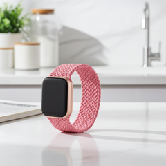 Elastic Single Loop Woven Nylon Apple Watch Band