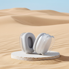 Apple AirPods Max Earphone Case Transparent Protective Case Over-ear Wireless Earphones TPU Soft Shell Silicone