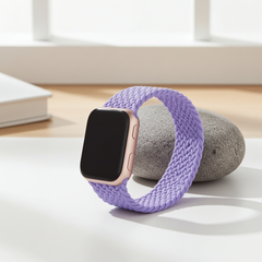 Elastic Single Loop Woven Nylon Apple Watch Band