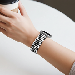 Elastic Single Loop Woven Nylon Apple Watch Band
