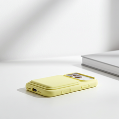 iPhone 17 Pro Max & Full Apple Series: Magnetic Card Wallet Liquid Silicone Case