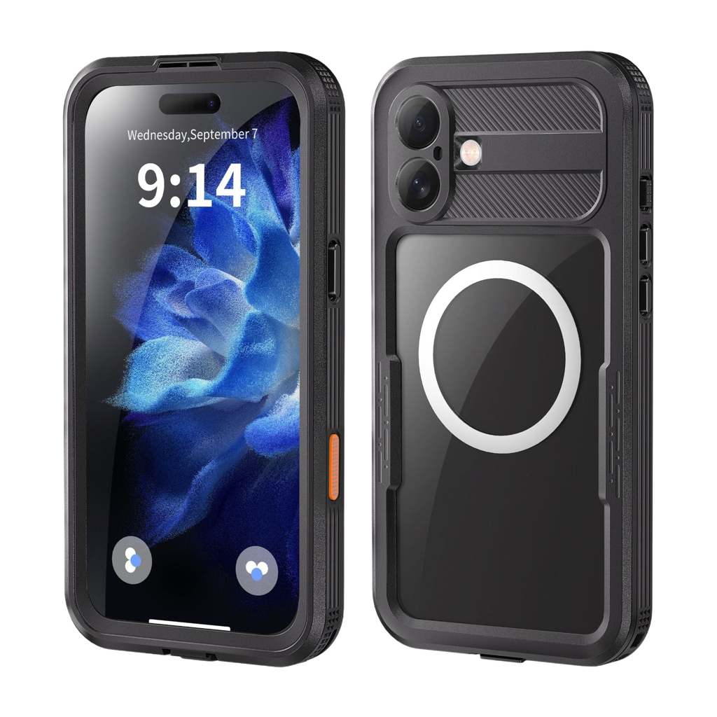 Apple iPhone 16 phone case, full-coverage protective case with drop, water, dust, and snow resistance